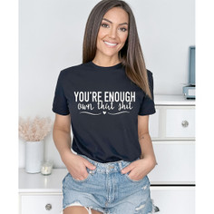 Women's 'You're Enough...' Short Sleeve T-Shirt product